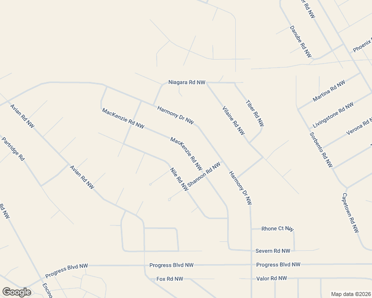 map of restaurants, bars, coffee shops, grocery stores, and more near Mackenzie Road Northwest in Rio Rancho