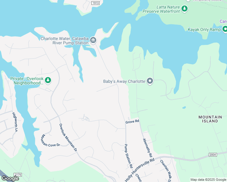 map of restaurants, bars, coffee shops, grocery stores, and more near 12011 Pump Station Road in Charlotte