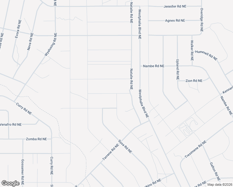 map of restaurants, bars, coffee shops, grocery stores, and more near Yakima Road Northeast in Rio Rancho