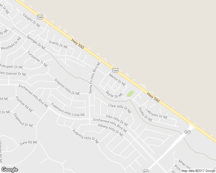 map of restaurants, bars, coffee shops, grocery stores, and more near 6924 Angela Dr NE in Rio Rancho