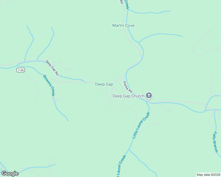map of restaurants, bars, coffee shops, grocery stores, and more near 2460 Deep Gap Road in Bryson City