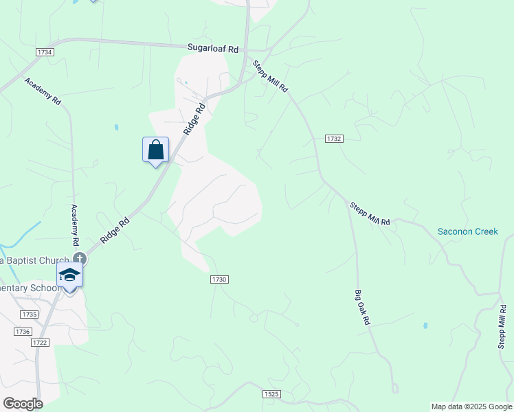 map of restaurants, bars, coffee shops, grocery stores, and more near 195 Quail Lane in Hendersonville