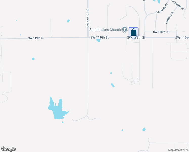 map of restaurants, bars, coffee shops, grocery stores, and more near 12359-12511 South Council Road in Oklahoma City