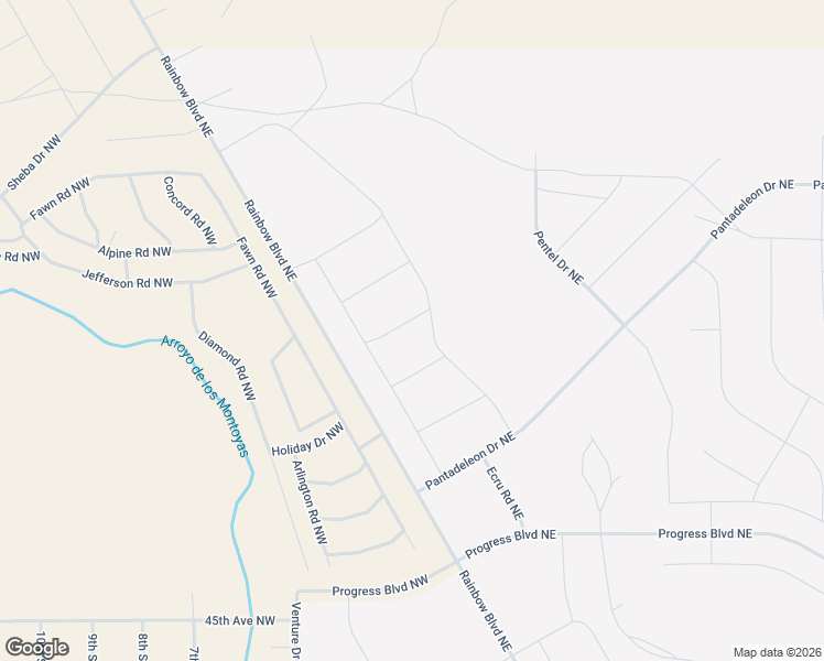 map of restaurants, bars, coffee shops, grocery stores, and more near 6501 Kalgan Road Northeast in Rio Rancho