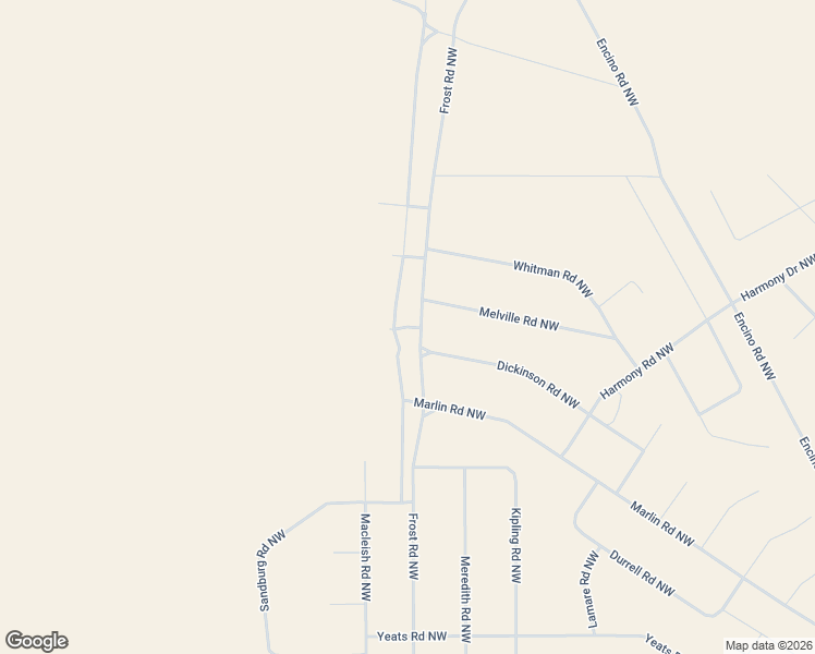 map of restaurants, bars, coffee shops, grocery stores, and more near Mullay Court Northwest in Rio Rancho