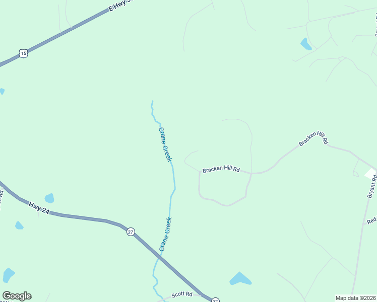 map of restaurants, bars, coffee shops, grocery stores, and more near 610 Bracken Hill Road in Cameron