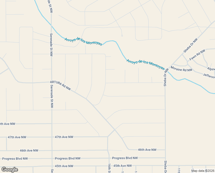 map of restaurants, bars, coffee shops, grocery stores, and more near Cello Road Northwest in Rio Rancho