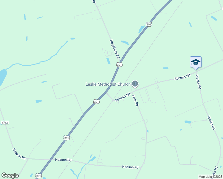 map of restaurants, bars, coffee shops, grocery stores, and more near 3490 U.S. 301 in Dunn