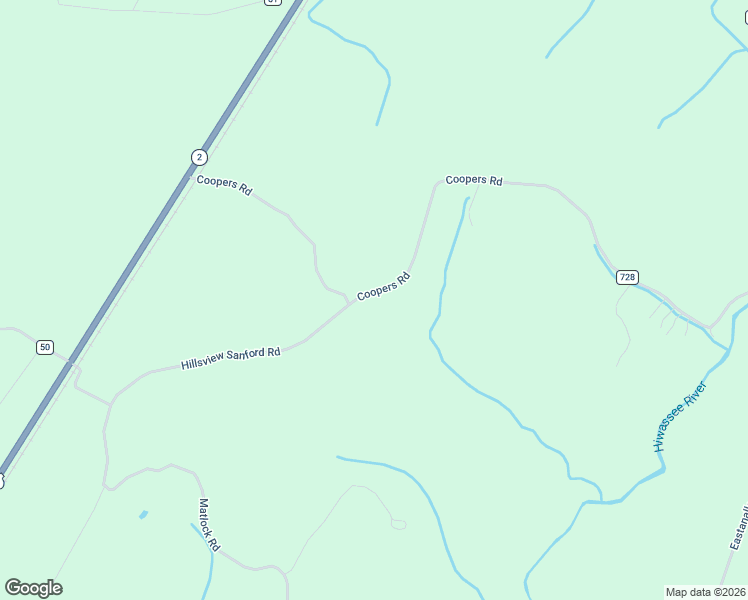 map of restaurants, bars, coffee shops, grocery stores, and more near 232 County Road 728 in Riceville