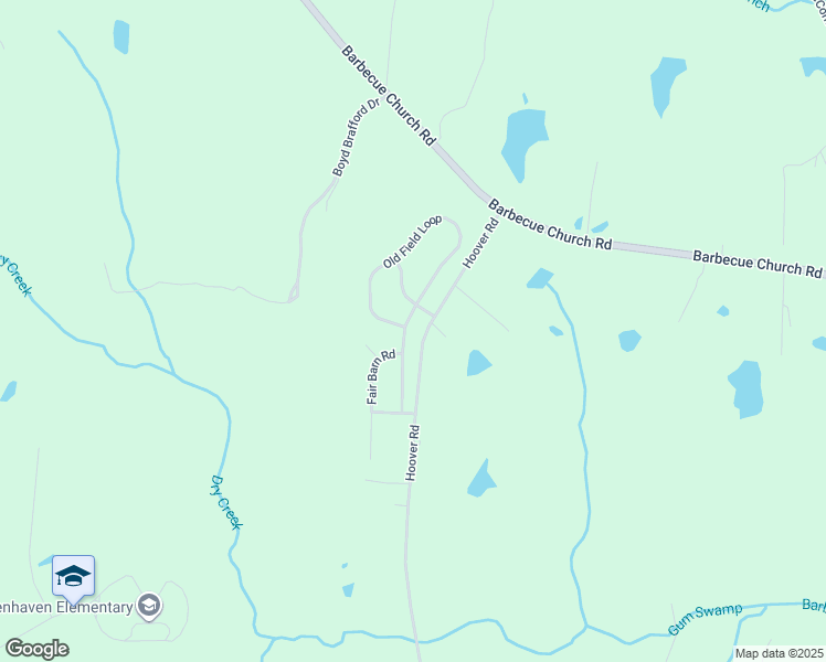 map of restaurants, bars, coffee shops, grocery stores, and more near 55 Old Corral Avenue in Sanford