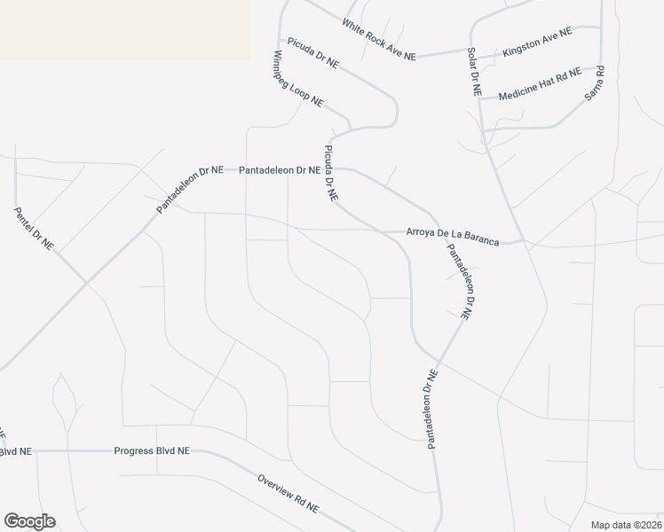 map of restaurants, bars, coffee shops, grocery stores, and more near Trumbull Road Northeast in Rio Rancho
