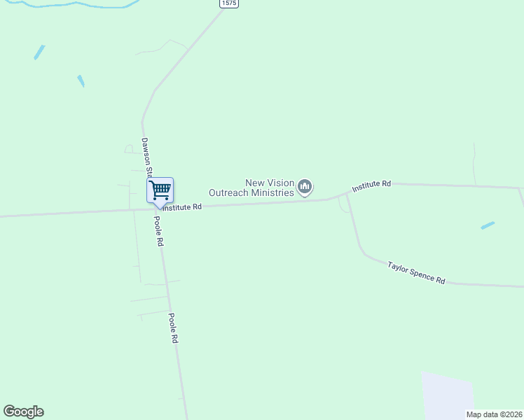 map of restaurants, bars, coffee shops, grocery stores, and more near 1168 Institute Road in Kinston