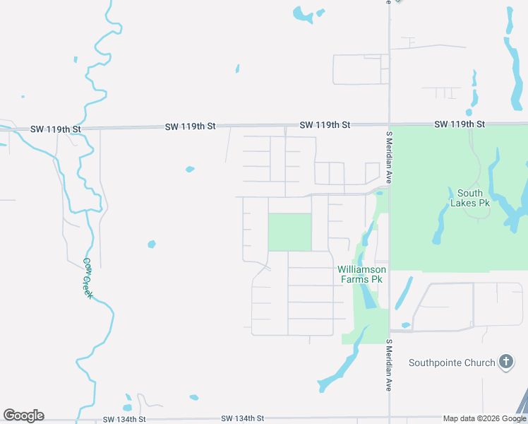 map of restaurants, bars, coffee shops, grocery stores, and more near 5100 Southwest 123rd Street in Oklahoma City