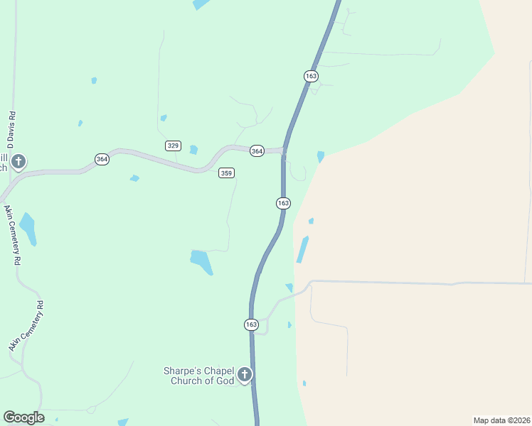 map of restaurants, bars, coffee shops, grocery stores, and more near 2863 Arkansas 163 in Cherry Valley