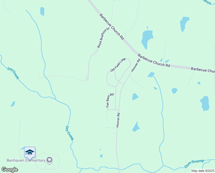 map of restaurants, bars, coffee shops, grocery stores, and more near 560 Old Field Loop in Sanford