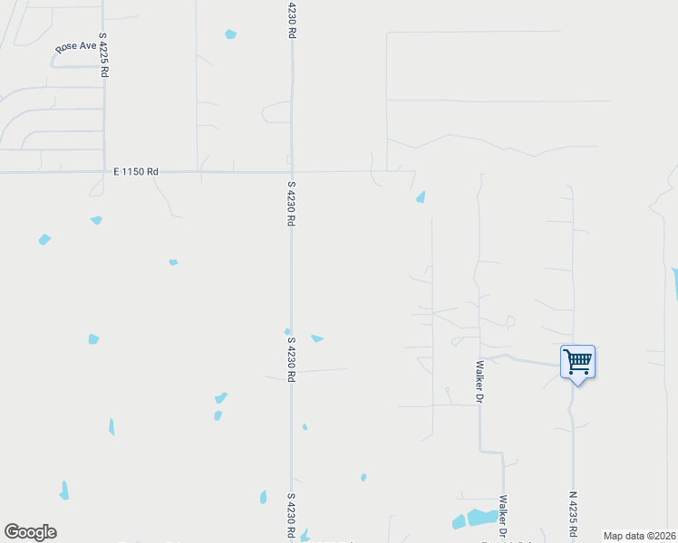map of restaurants, bars, coffee shops, grocery stores, and more near N4230 Road in Eufaula