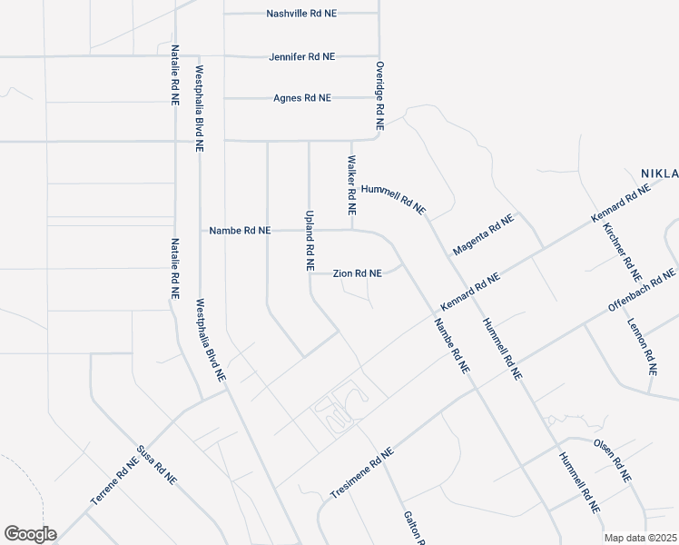 map of restaurants, bars, coffee shops, grocery stores, and more near 4801 Zion Road Northeast in Rio Rancho