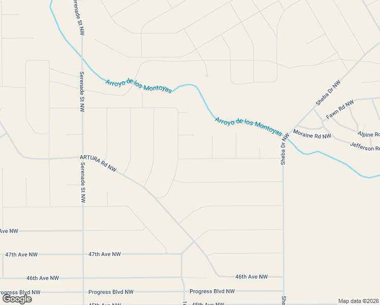 map of restaurants, bars, coffee shops, grocery stores, and more near Cello Road Northwest in Rio Rancho