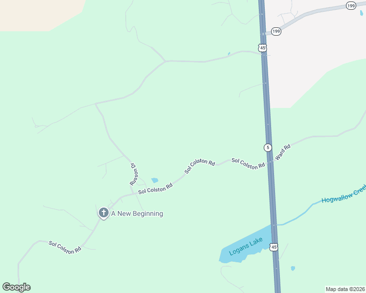 map of restaurants, bars, coffee shops, grocery stores, and more near 423 Sol Colston Road in Finger