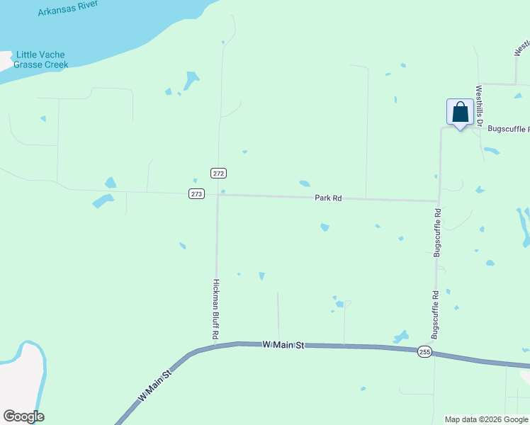 map of restaurants, bars, coffee shops, grocery stores, and more near 4505 Park Road in Lavaca