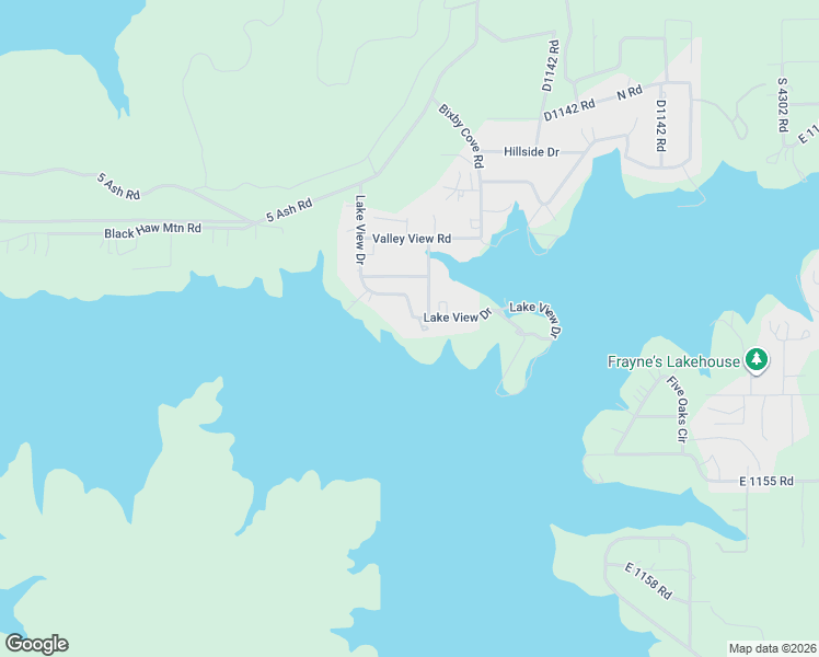 map of restaurants, bars, coffee shops, grocery stores, and more near 429270 East 1152 Road in Porum