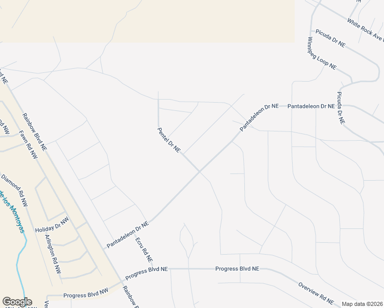 map of restaurants, bars, coffee shops, grocery stores, and more near Comstock Road Northeast in Rio Rancho