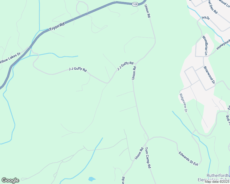 map of restaurants, bars, coffee shops, grocery stores, and more near Red Bud Lane in Rutherfordton