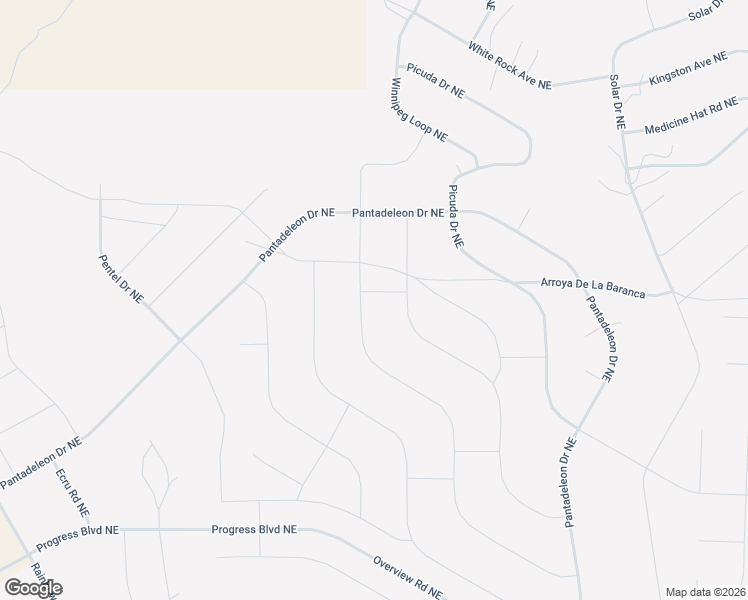 map of restaurants, bars, coffee shops, grocery stores, and more near Findlay Street Northeast in Rio Rancho