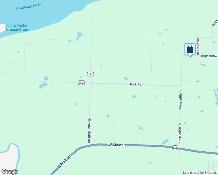 map of restaurants, bars, coffee shops, grocery stores, and more near 4505 Park Road in Lavaca