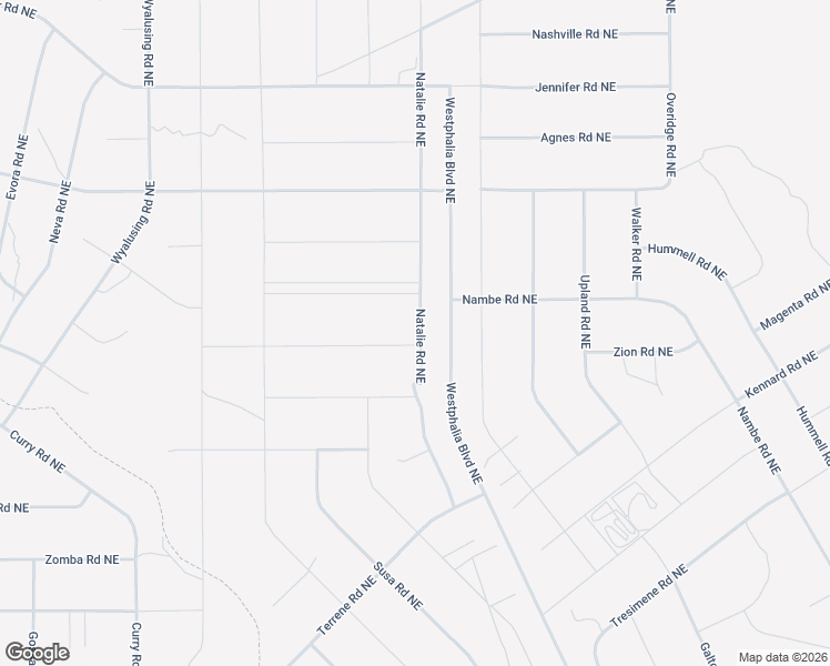 map of restaurants, bars, coffee shops, grocery stores, and more near Ganado Road Northeast in Rio Rancho