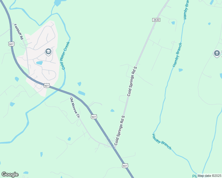 map of restaurants, bars, coffee shops, grocery stores, and more near 5224 Cold Springs Road South in Concord