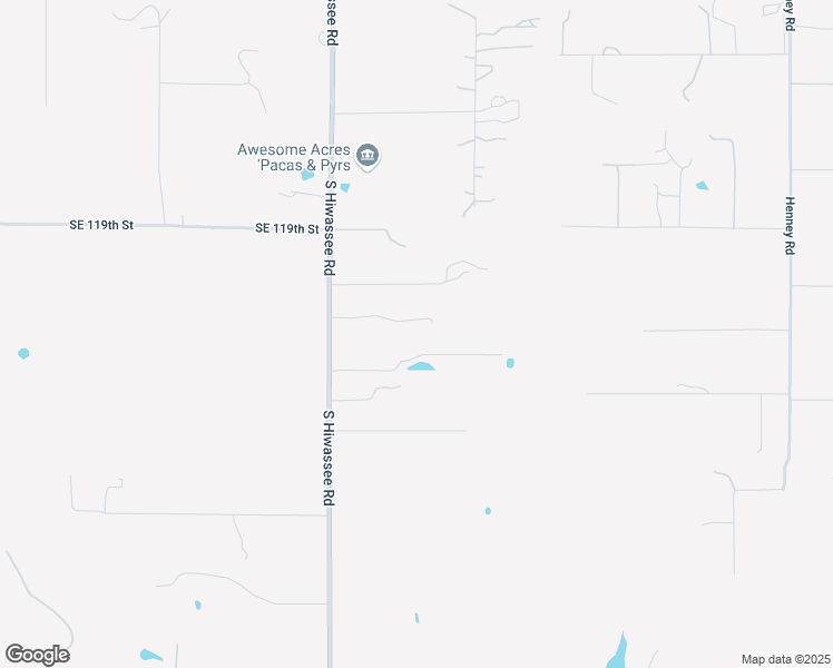 map of restaurants, bars, coffee shops, grocery stores, and more near 12300 South Hiwassee Road in Oklahoma City