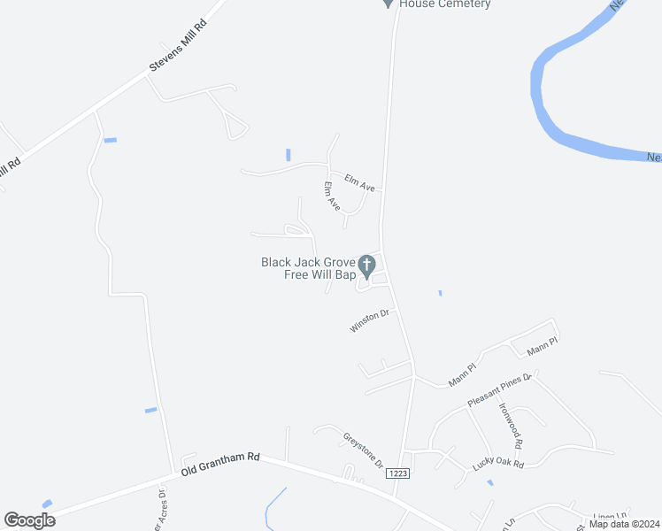map of restaurants, bars, coffee shops, grocery stores, and more near 111 Knollwood Drive in Goldsboro