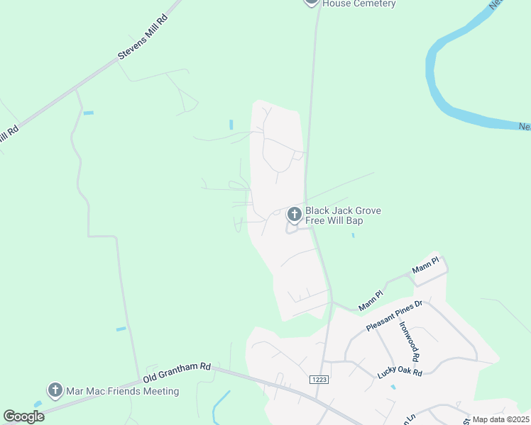 map of restaurants, bars, coffee shops, grocery stores, and more near 111 Knollwood Drive in Goldsboro