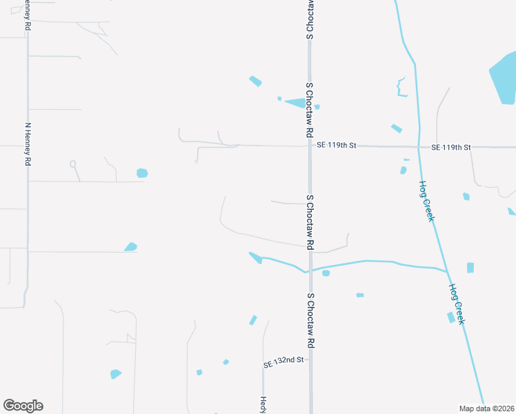 map of restaurants, bars, coffee shops, grocery stores, and more near 12501 South Choctaw Road in Oklahoma City