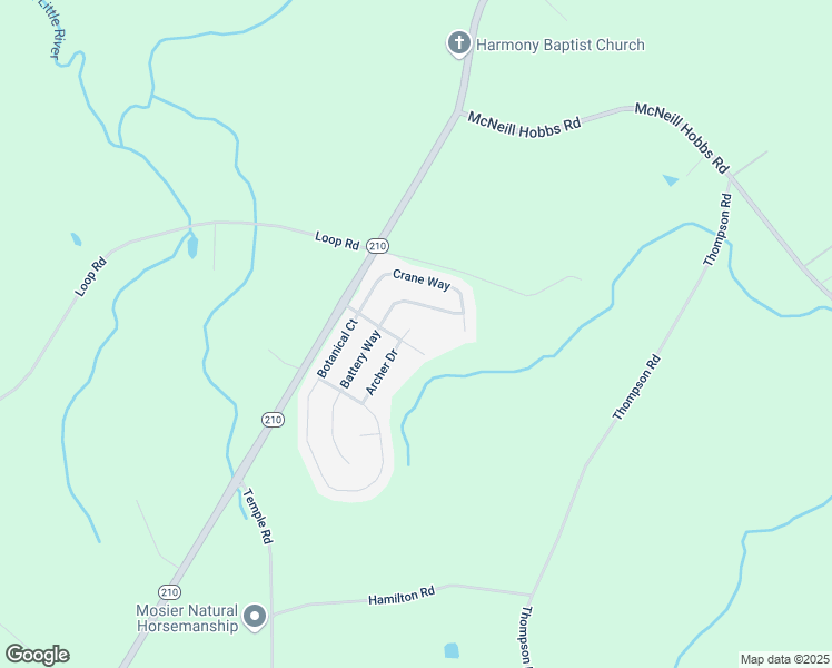 map of restaurants, bars, coffee shops, grocery stores, and more near 33 Hanson Court in Bunnlevel
