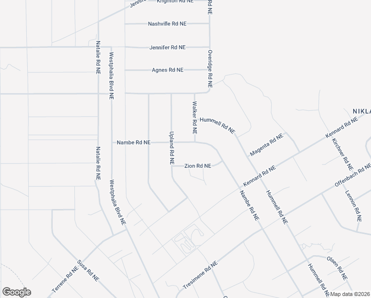 map of restaurants, bars, coffee shops, grocery stores, and more near 5319 Nambe Road Northeast in Rio Rancho