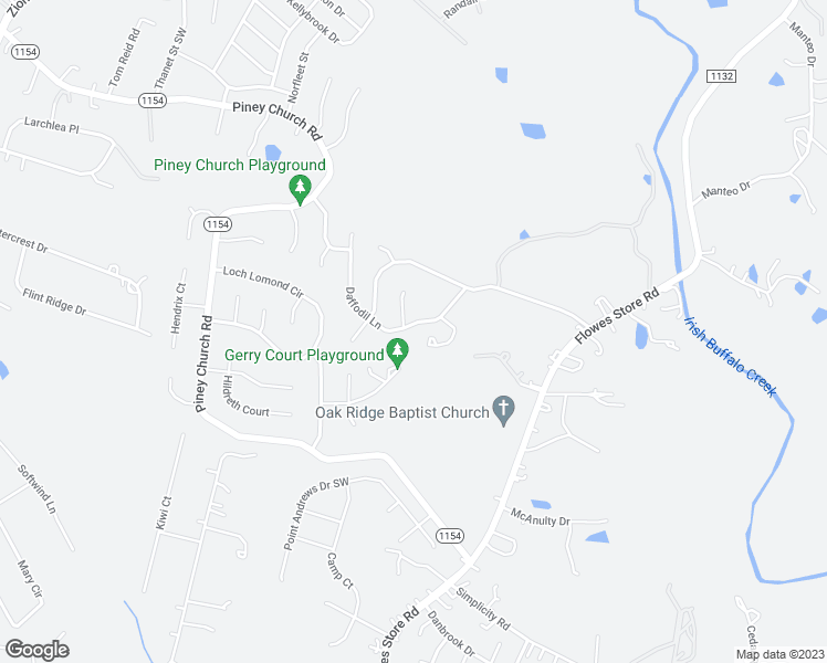 map of restaurants, bars, coffee shops, grocery stores, and more near 5051 Daffodil Lane in Concord