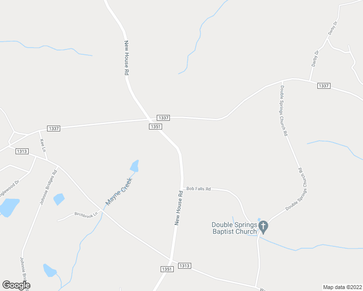 map of restaurants, bars, coffee shops, grocery stores, and more near 1324 New House Road in Shelby