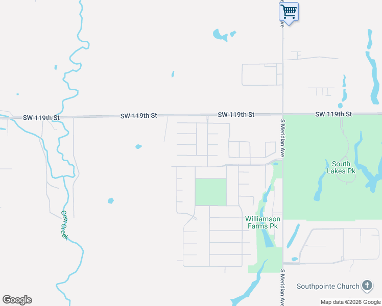 map of restaurants, bars, coffee shops, grocery stores, and more near 5100 South West 121st Court in Oklahoma City