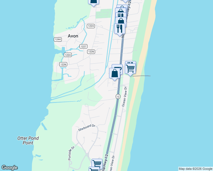 map of restaurants, bars, coffee shops, grocery stores, and more near 40170-40176 Westerly Lane in Avon