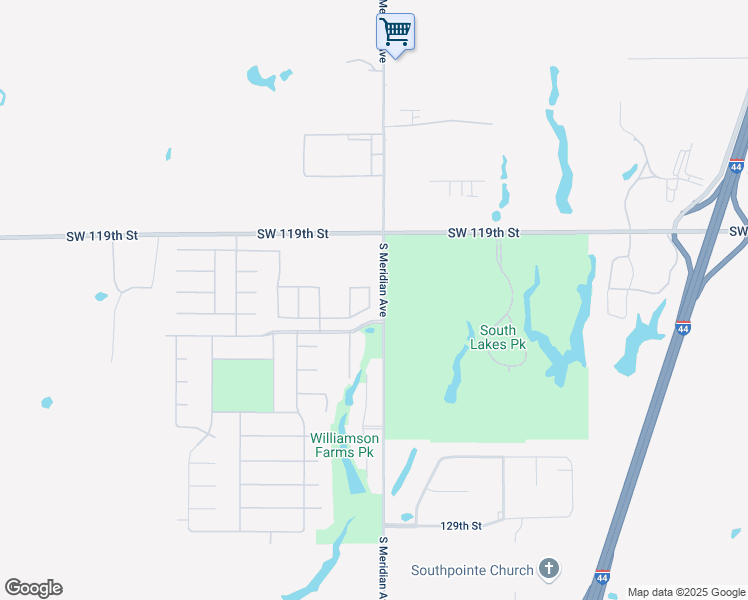 map of restaurants, bars, coffee shops, grocery stores, and more near 12212 Oakgrove Drive in Oklahoma City