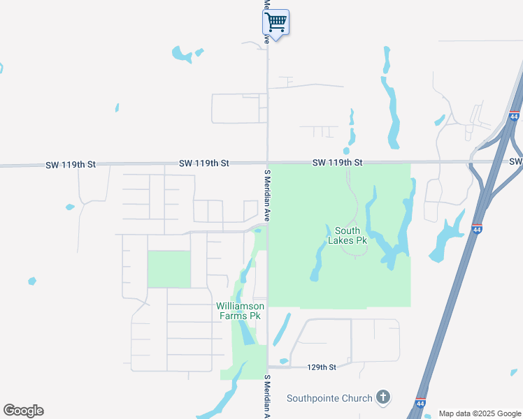 map of restaurants, bars, coffee shops, grocery stores, and more near 12212 Oakgrove Drive in Oklahoma City