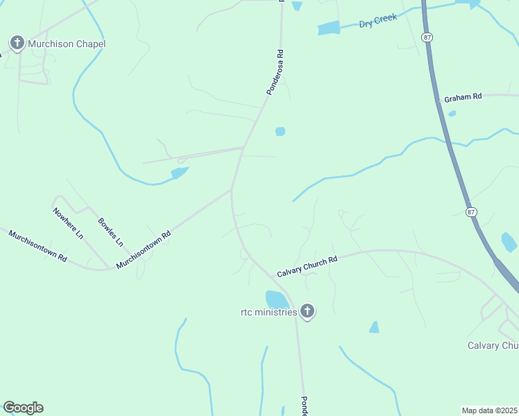 map of restaurants, bars, coffee shops, grocery stores, and more near 105 Lineberger Lane in Sanford