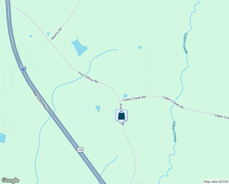 map of restaurants, bars, coffee shops, grocery stores, and more near 1149 Post Office Road in Biscoe