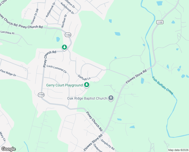 map of restaurants, bars, coffee shops, grocery stores, and more near 5043 Daffodil Lane in Concord