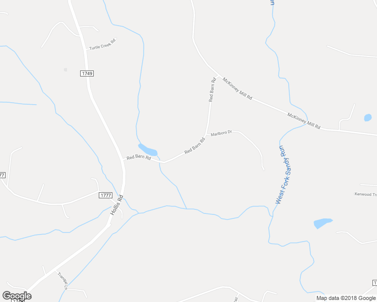 map of restaurants, bars, coffee shops, grocery stores, and more near Red Barn Road in Ellenboro