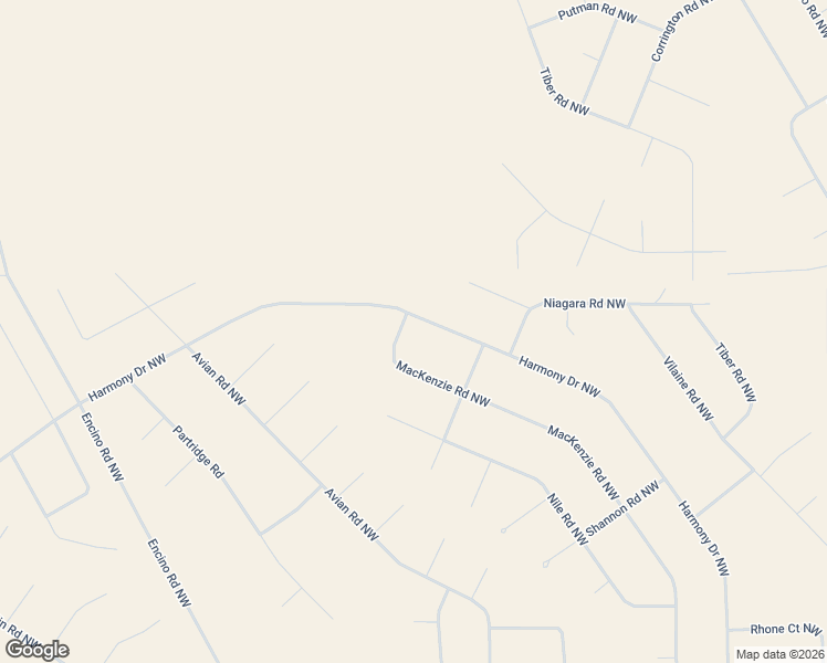 map of restaurants, bars, coffee shops, grocery stores, and more near Mackenzie Road Northwest in Rio Rancho