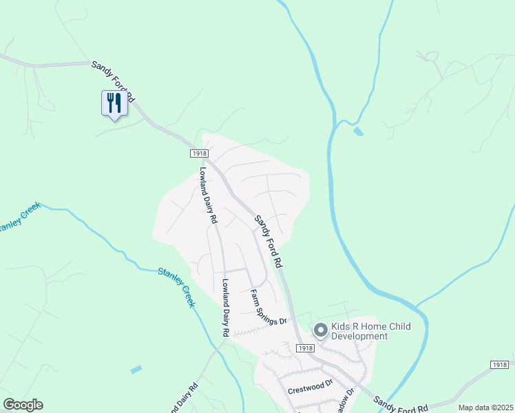 map of restaurants, bars, coffee shops, grocery stores, and more near Lexi Mason Court in Mount Holly