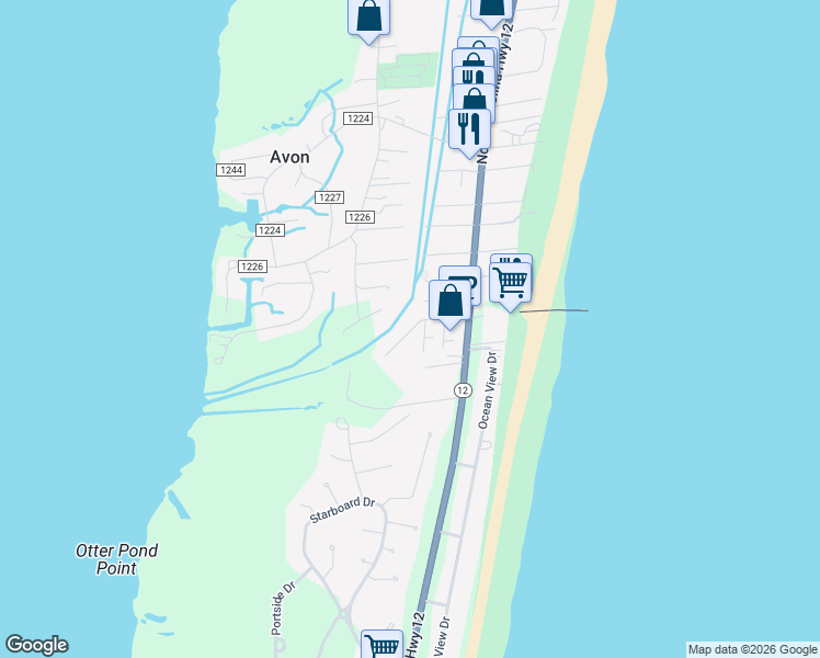map of restaurants, bars, coffee shops, grocery stores, and more near 40176 Westerly Lane in Avon